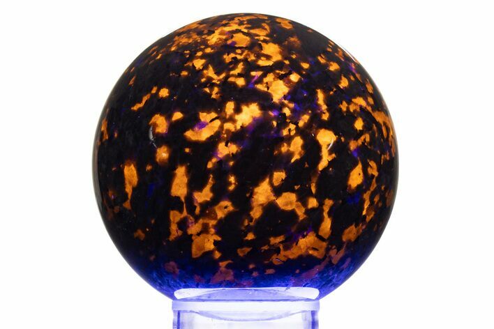 Fluorescent Polished Sodalite-Syenite Sphere - China #319420